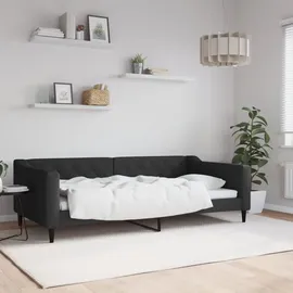 vidaXL Tagesbett 100 x 200 cm Schwarz