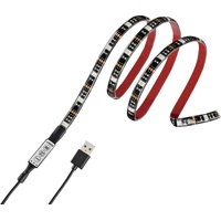 Hama USB-LED-Leuchtband mit integrierter Bedieneinheit, RGB, 1m