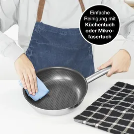 Moritz & Moritz Edelstahlpfanne Wabenstruktur 24 cm
