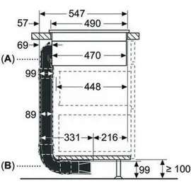 Bosch HEZ9VDKR1 Teil/Zubehör für Dunstabzugshaube Umluftmodul - Schwarz