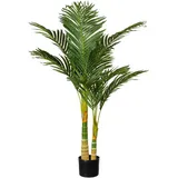 Creativ green Kunstpalme Arecapalme Palme, Creativ green, Höhe 120 cm grün 120 cm
