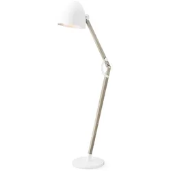 Bodenlampe PETTO - 175cm - schlichtes skandinavisches Design - E27 Fassung - Hol...