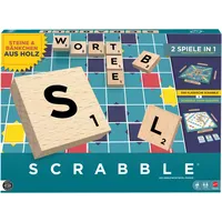 Mattel Scrabble Original Holz 2 in 1