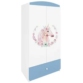 raumhirsch furniture Kleiderschrank 90 x 175 x 52 cm Blau