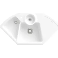 Villeroy & Boch V&B Eckspüle Solo Eck m Abl.garn,
