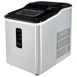 GUTFELS Eiswürfelbereiter ICE MAKER 4015 | Display | 12 kg in 24 h | 2 Eiswürfelgrößen | 1,2 kg Fassungsvermögen | 120 W | Eiswürfelschaufel