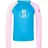 TROLLKIDS Kvalvika Badeshirt Blau 140