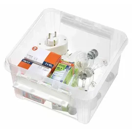 orthex Clipbox 28,5 x 28 x 18 cm 8-tlg. transparent