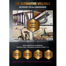 Hammerite Metall-Schutzlack Ultima 750 ml moosgrün matt