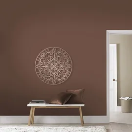 Art for the home Wandbild ART FOR THE HOME "Mandala Rund", rosa (farbe bild(er): rose), B:80cm H:80cm T:1,2cm Ø:1,2cm, Metall, Bilder, Luxus Metal Art Wanddeko