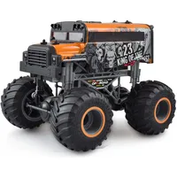AMEWI Monstertruck Crazy Schoolbus 2CH RTR gelb orange (RTR Ready-to-Run)