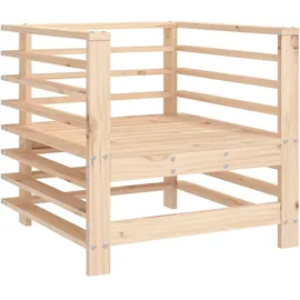vidaXL 7-tlg. Garten-Lounge-Set Massivholz Kiefer