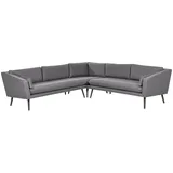 Beliani Loretello Loungesofa grau