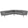 Beliani Loretello Loungesofa grau