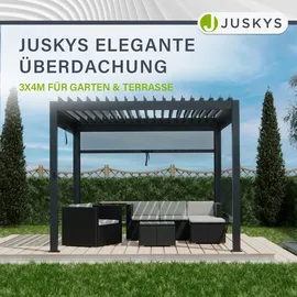 Juskys Lamellendach Tahiti 3 x 4 m 28539