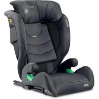 Nukido Kindersitz 15-36 kg Autositz Kinder Kinderautositz i-Size ISOFIX 4 Punkt Sicherheitsgurt 100 Bis 150 cm Einstellung Der Kopfstütze Abnehmbarer Bezug Waschbar 4 Bis 12 Jahre Grau
