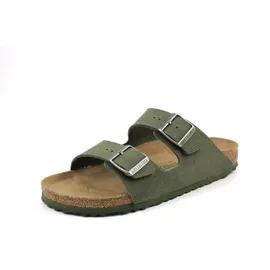 Birkenstock Arizona, 44, Pantoletten - Grün