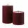 Deluxe Homeart MIA LED Stumpenkerze 15 cm rot