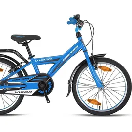 Rezzak 20 Zoll Fahrrad Kinderfahrrad Jungenfahrrad Rad Jungen Fahrrad Rücktrittbremse Blau NEU-079