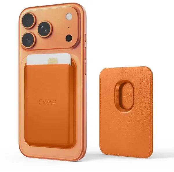 MagWallet MagSafe Magnetic Wallet for Phone - Orange