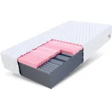 Fdm Kaltschaummatratze Weiß, H4 Füllung: Kaltschaum, Rechteckig, 80x200 cm Oeko-Tex® Standard 100, atmungsaktiv, wendbar, Wendematratze, Schlafzimmer, Matratzen Shop, Matratzen, Kaltschaummatratzen