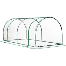 Outsunny Gewächshaus Metall Grün Folie 100 mm 2 m2
