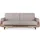 konsimo® Schlafcouch 3-Sitzer Grau
