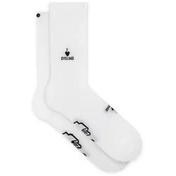 Fingerscrossed #CLASSIC ICONIC Radsocken - white / I love cycling - 39-42