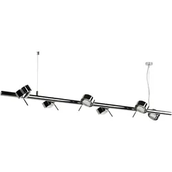 PUK Sixtett LED Pendelleuchte - chrome