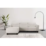 PLACES OF STYLE »Carpari, L-Form, 263 cm, manuelle o. elektrische Relaxfunktion,«, USB A/C und Kopfteilverstellung