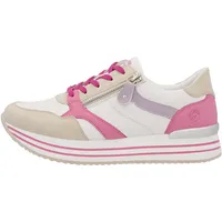 remonte Plateausneaker Beige/Weiß/Pink Damen 39