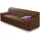 DOMO collection 3-Sitzer DOMO COLLECTION "Amando zeitlos und modern, komfortabel", braun (espresso), B:190cm H:74cm T:79cm, Microfaser PRIMABELLE (100% Polyester);Kunstleder SOFTLUX;Struktur (90% Polyester, 10% Polyacryl);NaturLEDER (echtes Rindsleder), Sofas, in vielen