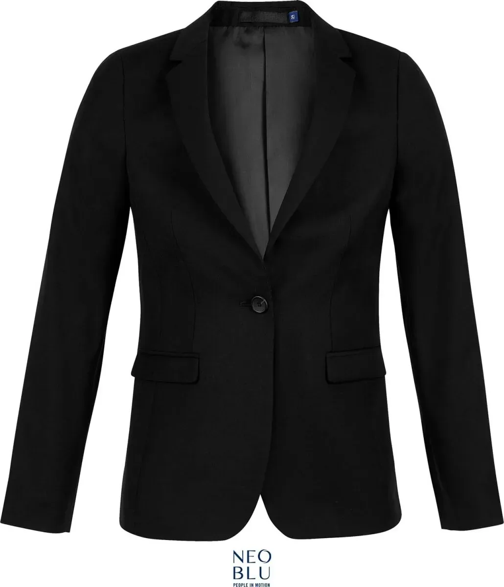 NEOBLU Damen Anzugblazer Blazer Marius Women deep black (34)