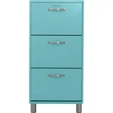 Tenzo tenzo, Schuhschrank, Metall/Holzwerkstoff 58x24x121 cm) - Silber