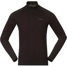 Bergans Inner:Pure Merino Half Zip Longsleeve Schwarz M