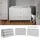 VitaliSpa Wickelkommode Ajaton Weiß, 133 x 98.4 mit 3 Schubladen