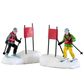 Lemax – Slalom Stars Set für Ihr Weihnachtsdorf 13,2 x 4,1 x 6,1h cm