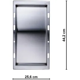 Santos Grills Plancha 25,6 x 44,2 cm Edelstahl silber