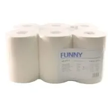 Plock GmbH Rollenhandtuchpapier 2-lagig 6 Stück