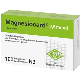 Verla-Pharm Arzneimittel GmbH & Co KG MAGNESIOCARD 2,5 mmol Filmtabletten 100 St.
