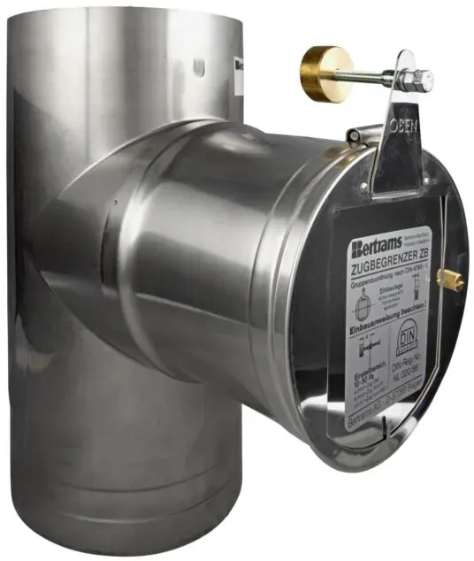 Bertrams Zugbegrenzer 16ZBT-VA350 Ø 350 mm, in T-Stück
