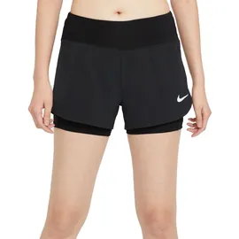 Nike Damen Eclipse 2-In-1 Running Shorts schwarz