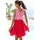 LASCANA Sommerkleid Rot/Weiß Gestreift 44