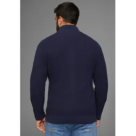 delmao Strickjacke in dunkelblau - Gr.: XXXL