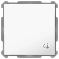 MDT Raumtemperatur-/Feuchtesensor KNX 63 Studioweiß glänzend