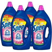 Spee Aktiv Gel Color 4+1 Flüssigwaschmittel Frisch & Nachhaltig, 4x 100 WL
