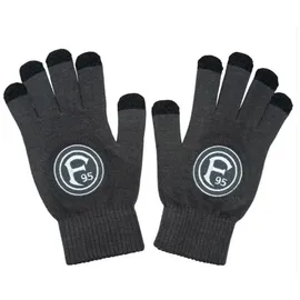 Fortuna Düsseldorf Smartphonehandschuh anthrazit Smartphone Handschuhe unisex F95 Größe S - S