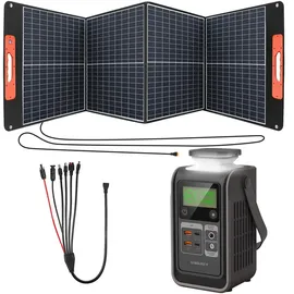 SWAREY S200 DC Powerstation 0,19 kWh mit 100W Solarpanel