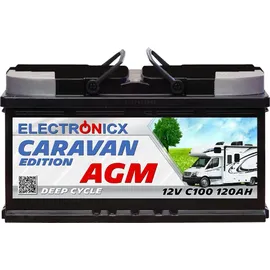 Electronicx Caravan Edition V2 AGM Batterie 120 Ah 12 V