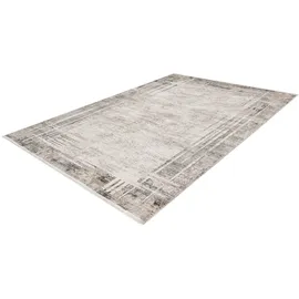 OBSESSION Teppich OBSESSION "My Noblesse 802", grau, B:200cm H:7mm L:290cm, Polyester, Teppiche, Teppich, modernes Design, Wohnzimmer